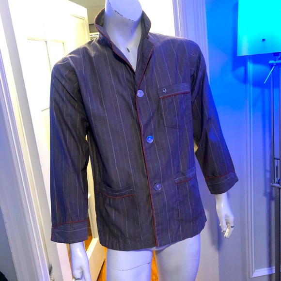 Vintage Christian Dior Men’s pajama top - Picture 1 of 4